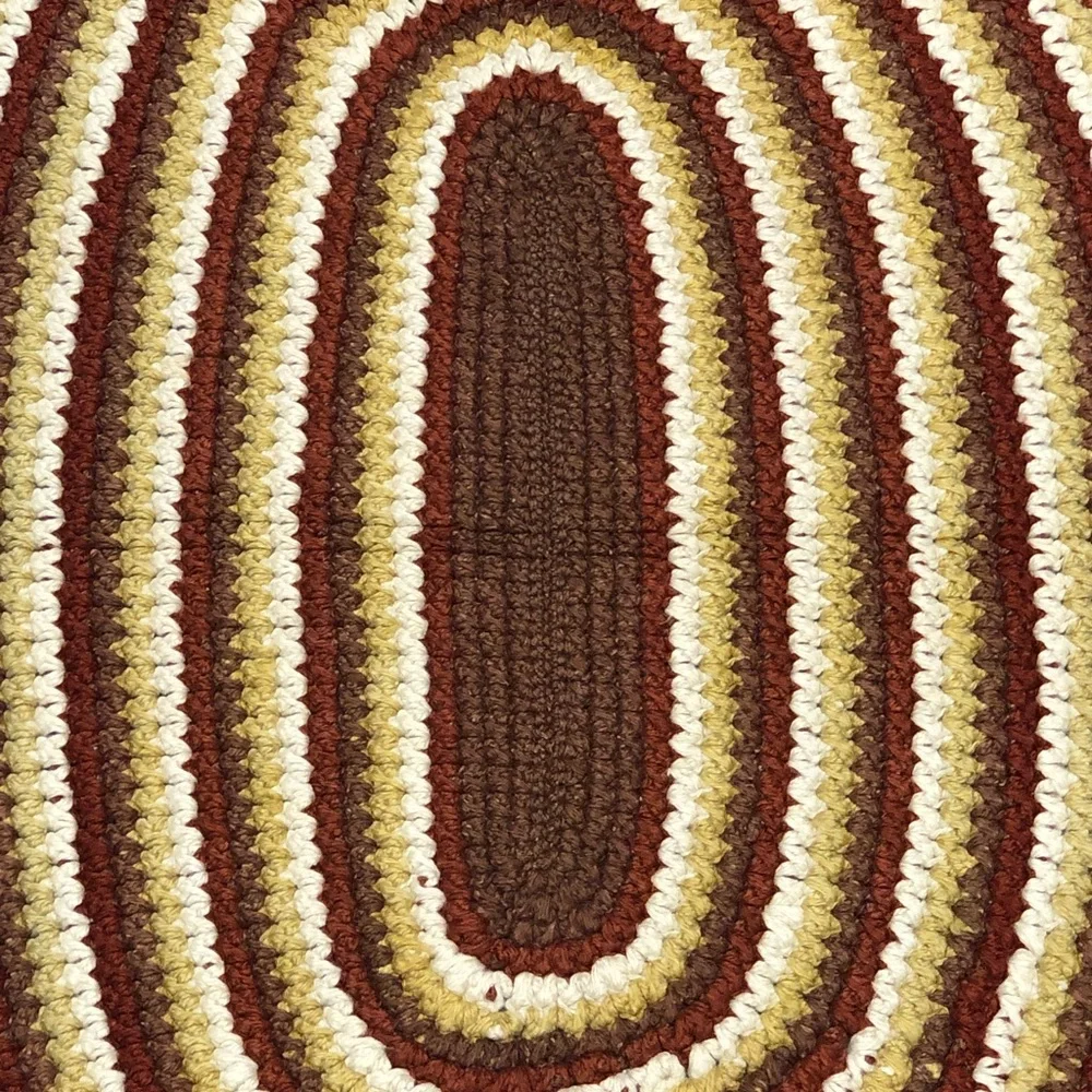 Crocheted rug
